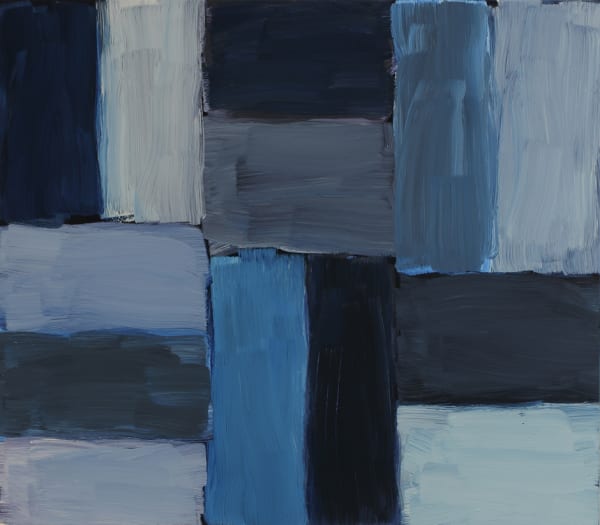 Sean Scully Untitled (Doric), 2015 oil on linen 71.1 x 81.3 cm