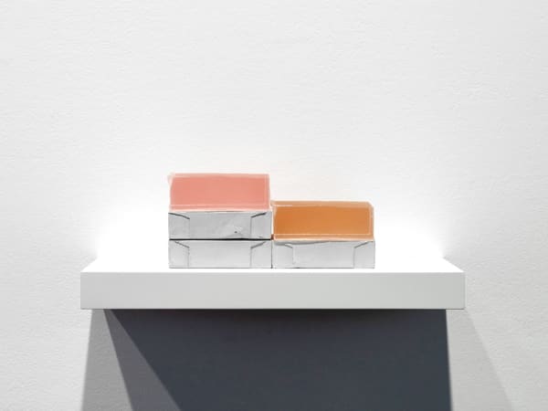 Rachel Whiteread Step, 2007-08 plaster, pigment, resin, wood and metal (five units, one shelf) 14 x 40 x 20 cm
