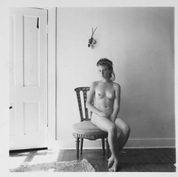 Francesca Woodman Untitled, Boulder, Colorado, 1978 gelatin silver estate print edition of 40 9.7 x 9.7 cm (image size); 38.5 x 39.2 cm (framed size)