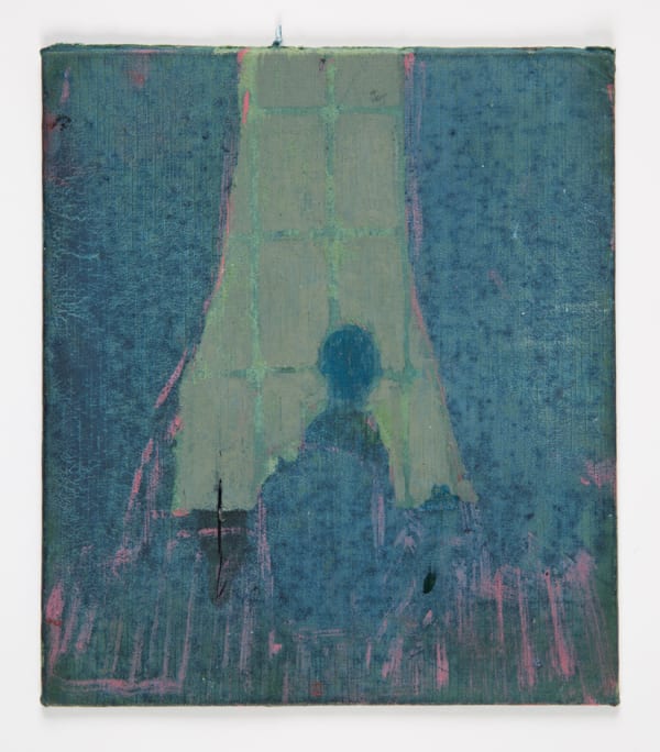 Mandrax 2015 oil on board 25 x 22 cm
