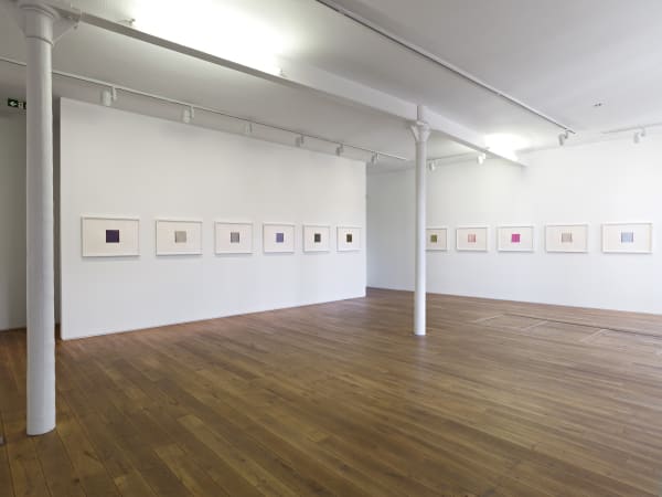 Installation view, Callum Innes: Works on Paper 1989 - 2012, Ingleby, Edinburgh, 28 April - 14 July 2012.