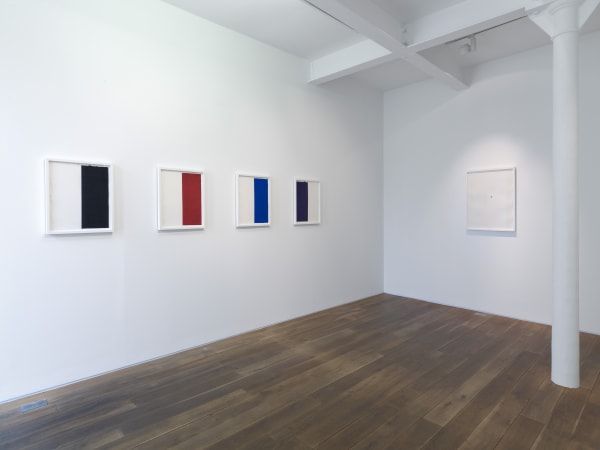 Installation view, Callum Innes: Works on Paper 1989 - 2012, Ingleby, Edinburgh, 28 April - 14 July 2012.