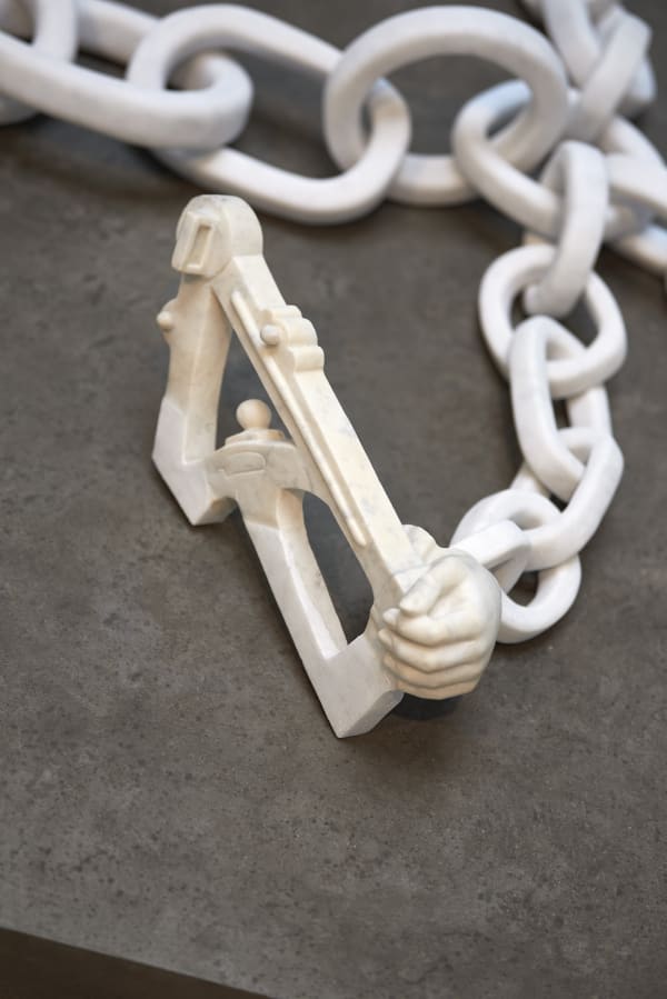 Installation view of Jonathan Owen's solo exhibition Ingleby, Edinburgh, May - July 2021 Photograph: John McKenzie Courtesy of the Artist and Ingleby, Edinburgh