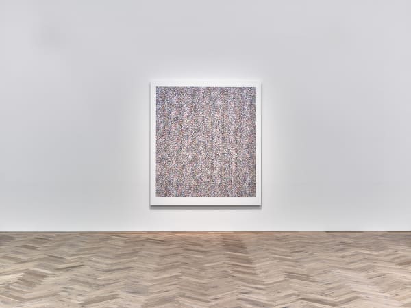 James Hugonin Fluctuations in Elliptical Form (IV), 2017-2019 oil and wax on wood 200.7 x 178.8 cm