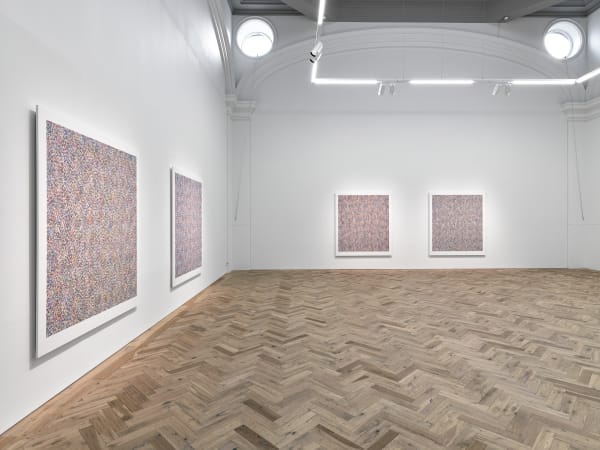 Installation view of James Hugonin's solo exhibition Ingleby Gallery, Edinburgh, 29 January - 26 February 2022