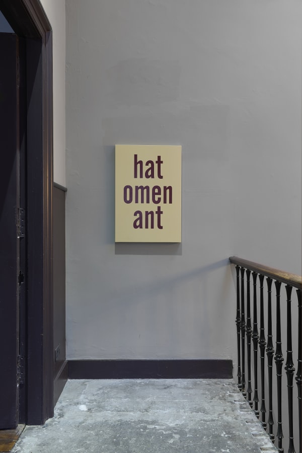 Installation view, Kay Rosen 'What Women Want' 2020, at Ingleby, Edinurgh. Exhibited in 'Twenty-Five', 2023. Photo by John McKenzie.