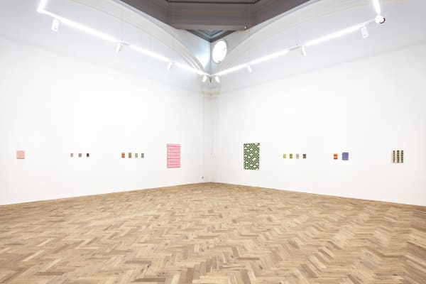 Installation views of Brandon Logan's solo exhibition, Dog Rose, Ingleby, Edinburgh. Photographs: John McKenzie.