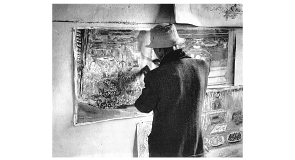 Bonnard in his studio at Le Cannet, undated. Photograph Gyula Halász (Brassaï).
