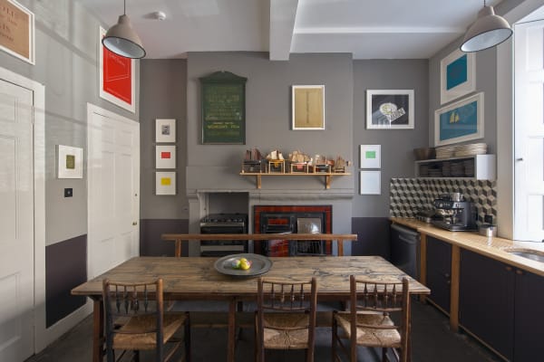 Installation view, Kitchen, Glasite Meeting House, Ingleby, Edinburgh. Photograph: John McKenzie.