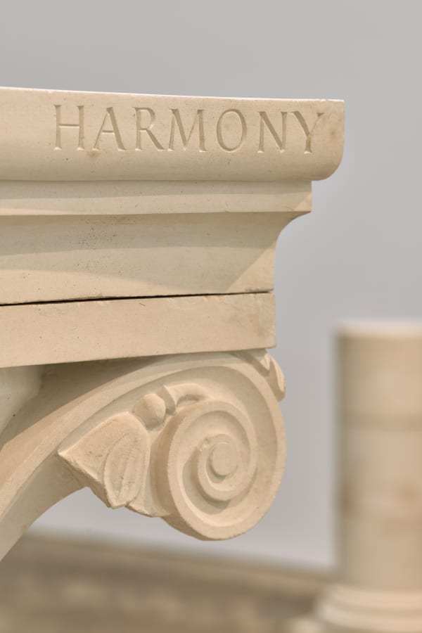 Installation view, Ian Hamilton Finlay | Fragments, 2025, Ingleby, Edinburgh. Photograph: John McKenzie.