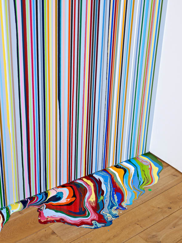 Ian Davenport Detail of Ingleby Wall Painting (after Carpaccio), 2011