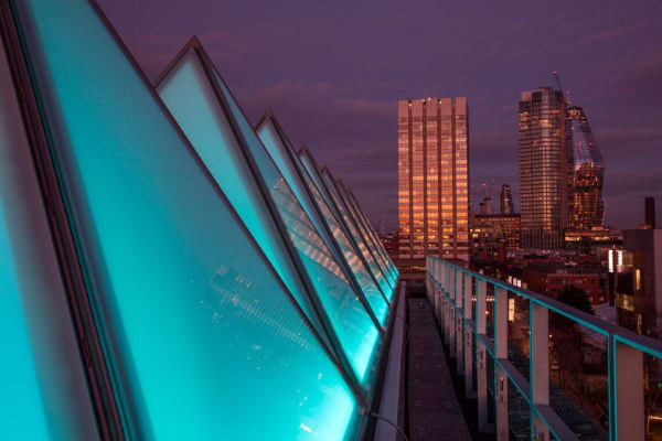 David Batchelor, Sixtry Minute Spectrum (detail), 2018. Photograph: Morley Von Sternberg. Courtesy the artist