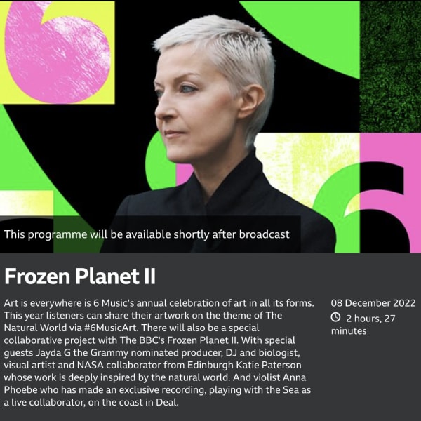 Katie Paterson - BBC RADIO 6