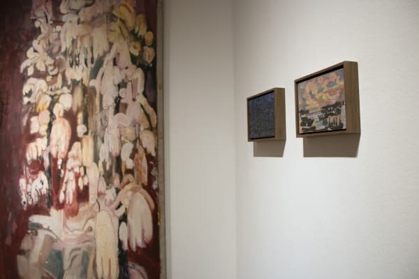 Installation view, 'Frontiers: Painting in Scotland Now' at The Royal Scottish Academy, 2024. Photograph by Emily Randall. Courtesy of Royal Scottish Academy.