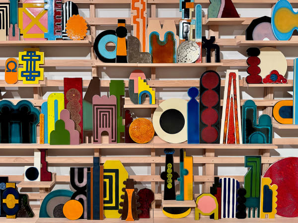 Lubna Chowdhary, 'Serial Structures 2' (detail). Photograph © Sheffield Museums.