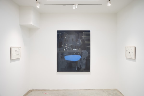 Installation view, Aubrey Levinthal, 2024, PROCESS Art Space at The Mill. Photograph: Ben Stechschulte.
