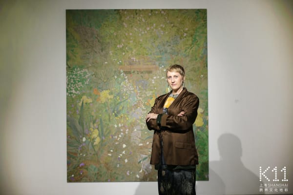 Portrait of Hayley Barker, 'Permanent Green', 2025, K11 Art Foundation, Shanghai. Image courtesy of K11 Art Foundation.