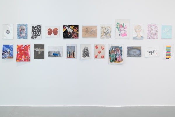 Installation view of Drawing Biennial 2024, Drawing Room. Photograph: BJ Deakin Photography.