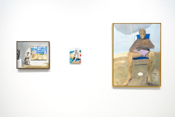Installation view, Licked by the Waves | New Bathers in Art, 2024, Museum MORE. Photograph © Eva Broekema.