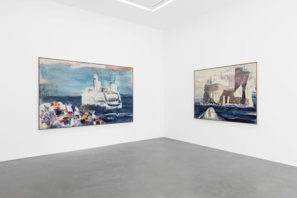 Installation View, Nick Goss, 'Isle of Thanet', 2024, Perrotin, Paris. Photograph Tanguy Beurdeley. Courtesy of Perrotin, Paris.