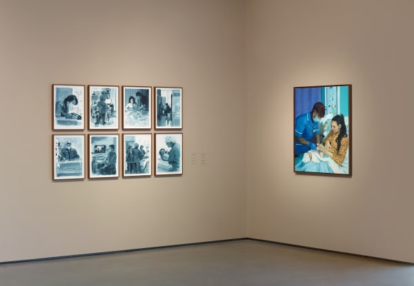 Installation view, 'Mothering', 2025. The Hepworth Wakefield. Image Courtesy of the Artist and The Hepworth Wakefield. Photograph: Michael Pollard.