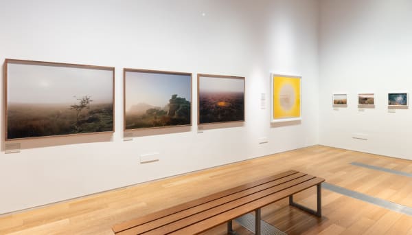 Installation view, 'Dartmoor: A Radical Landscape', RAMM, 2024. Photograph courtesy of Royal Albert Memorial Museum & Art Gallery. Photo credit: Simon Tutty.
