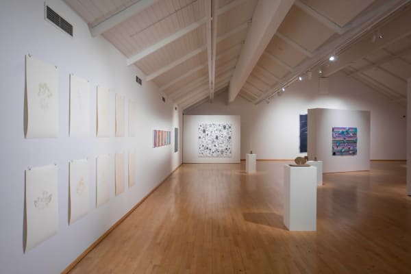 Installation view, 'Linger', 2025, Hafnafjordur Centre of Culture and Fine Art. Photograph: Leifur Wilberg Orrason.