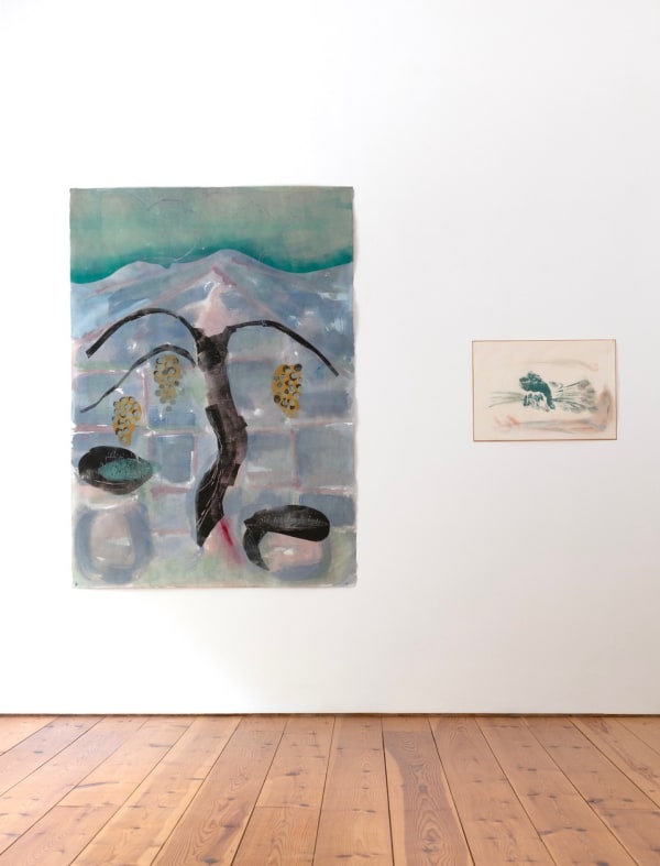 Installation view, Lotte Gertz - Layers of Silt, 2025, Cample Line Gallery. Image courtesy of the Artist and Cample Line Gallery.