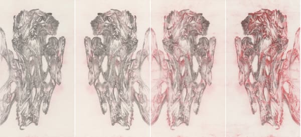 Hung Fai 熊辉, Transmission XII (With Hung Hoi) 传移摹写 XII(熊海合作) , 2017 (Detail 局部)