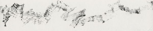 1534, 2015, Ink on Paper 纸本水墨, 74 x 366 cm
