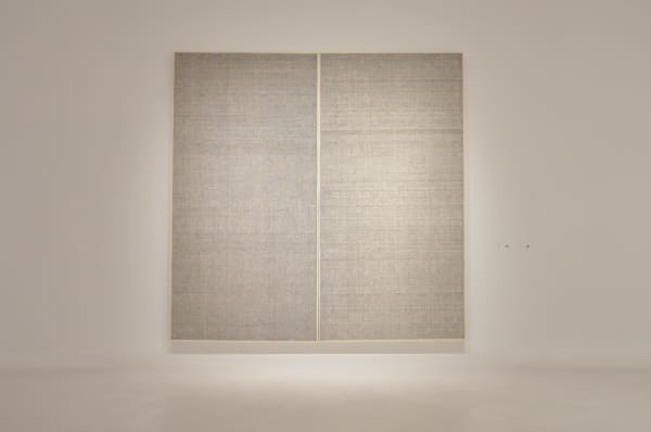 Li Huasheng 李华生，《9822》、《9811》，1998，Ink on paper 纸本水墨，245 x 124 cm