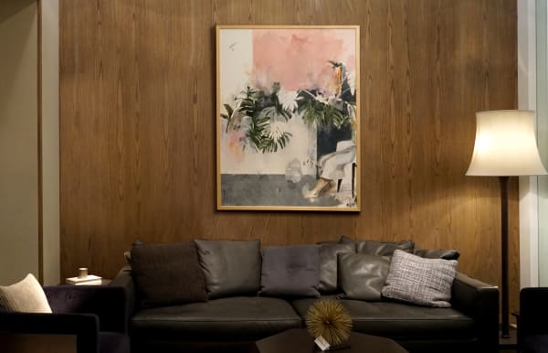 Ines Katamso Contemplation 2, 2019 Oil on Canvas 154 x 120 cm