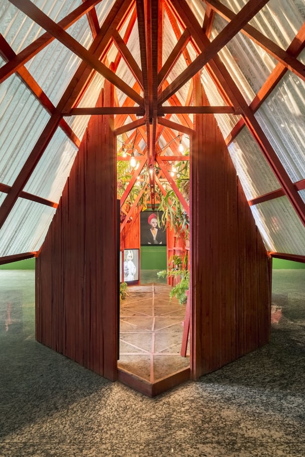 Installation view of the exhibition Enfermedades Preciosas by Cecilia Avendaño at Sala de Arte CCU. Santiago, October 2019. Credit: Sebastián González, courtesy of Isabel Croxatto Galería.