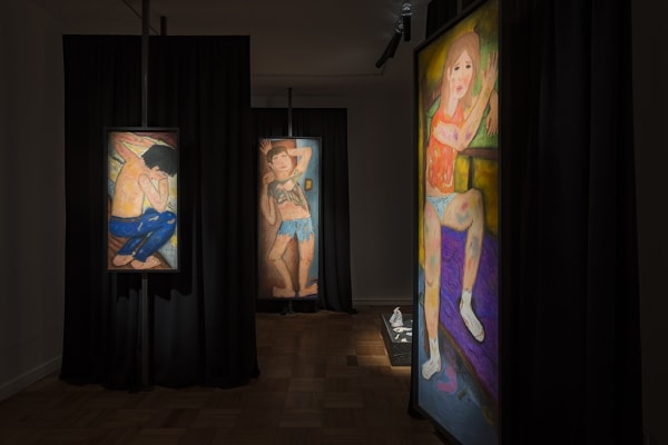 Installation view of the exhibition En Su Rodilla Un Polvo Cobrizo by Ulises Mazzucca at Isabel Croxatto Galería. Santiago, May 2019. Credit: Sebastián González, courtesy of Isabel Croxatto Galería.