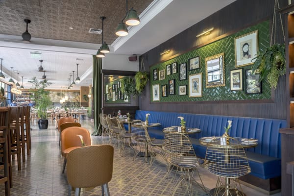 Installation view of the group show Festín de Arte #20, presented by Isabel Croxatto Galería at Hotel Bidasoa in Santiago, Chile. November 2018. Photo: Sebastián González.