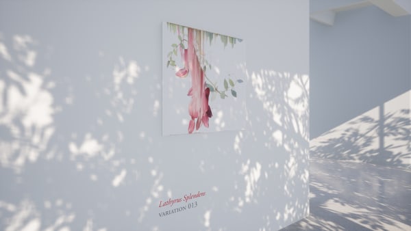 Virtual installation view of the exhibition After Nature by Andrea Wolf, presented by Isabel Croxatto Galería at ICG+. September, 2020. Credit: deeptime.art, courtesy of Isabel Croxatto Galería.