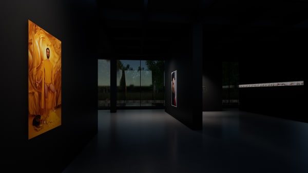 Virtual installation view of CUIR | Curated by Chiachio & Giannone.