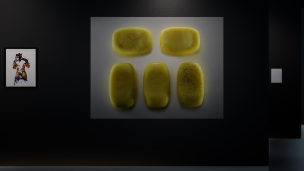 Virtual installation view of CUIR | Curated by Chiachio & Giannone.