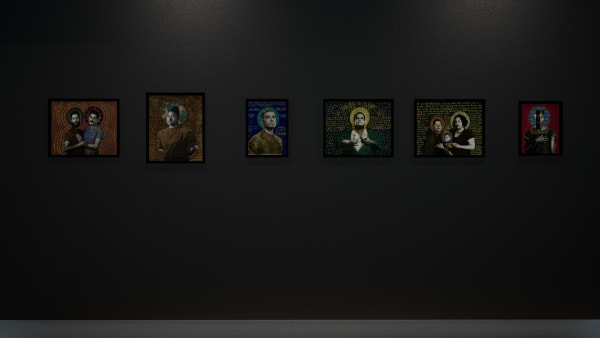 Virtual installation view of CUIR | Curated by Chiachio & Giannone.