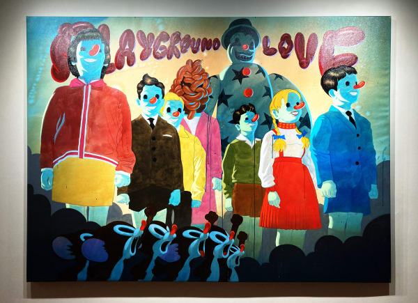 Installation view of the exhibition The Yellow Brick Road by Víctor Castillo, presented by Isabel Croxatto in Santiago, Chile, August 2021. Credit: Nicolás de Sarmiento. Courtesy of Isabel Croxatto Galería.