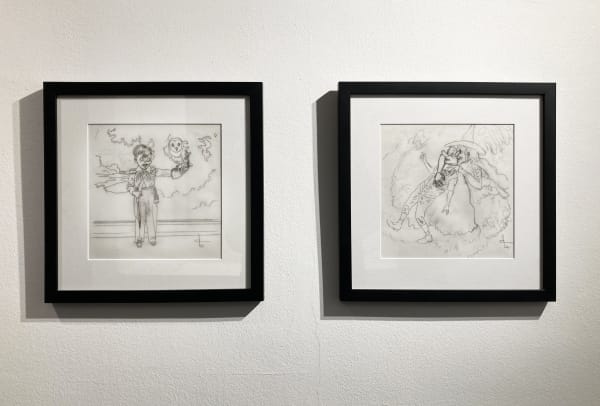 Installation view of the exhibition The Yellow Brick Road by Víctor Castillo, presented by Isabel Croxatto in Santiago, Chile, August 2021. Credit: Nicolás de Sarmiento. Courtesy of Isabel Croxatto Galería.