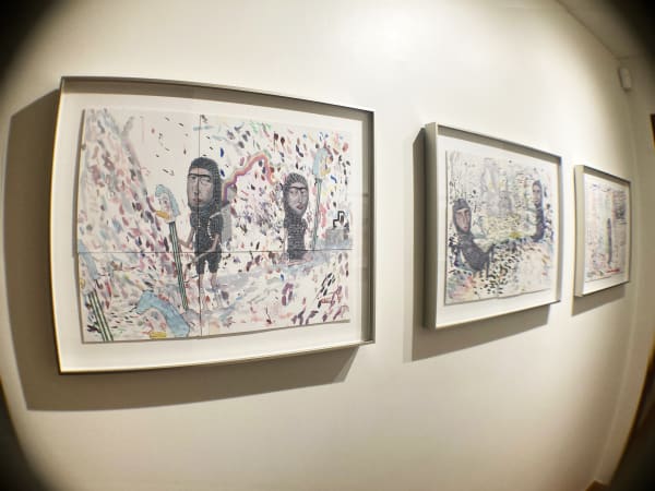 Installation view of the exhibition Un Color Tiene Muchos Rostros by Carolina Muñoz, presented by Isabel Croxatto Galería in Santiago, Chile. September 2021. Photo: Nicolás de Sarmiento, courtesy of Isabel Croxatto Galería.