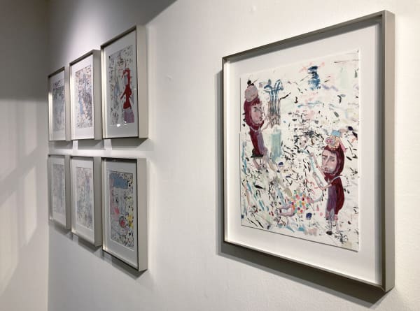 Installation view of the exhibition Un Color Tiene Muchos Rostros by Carolina Muñoz, presented by Isabel Croxatto Galería in Santiago, Chile. September 2021. Photo: Nicolás de Sarmiento, courtesy of Isabel Croxatto Galería.