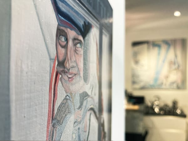 Installation view of the exhibition Un Color Tiene Muchos Rostros by Carolina Muñoz, presented by Isabel Croxatto Galería in Santiago, Chile. September 2021. Photo: Nicolás de Sarmiento, courtesy of Isabel Croxatto Galería.