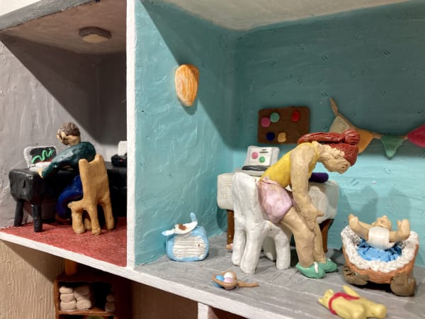 Installation view of Ex-Voto, solo exhibition by Fernanda Núñez. Isabel Croxatto Galería. Santiago, Chile. April - May 2022. Photo: Nicolás de Sarmiento.