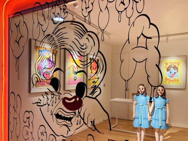 Installation view of Once Upon A Happy Land, solo exhibition by Víctor Castillo. Isabel Croxatto Galería | LOCAL 2. Santiago, Chile. May - June 2022. Photo: Nicolás de Sarmiento.