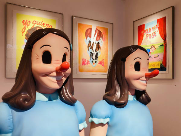 Installation view of Once Upon A Happy Land, solo exhibition by Víctor Castillo. Isabel Croxatto Galería | LOCAL 2. Santiago, Chile. May - June 2022. Photo: Nicolás de Sarmiento.