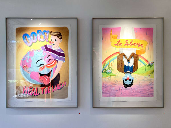 Installation view of Once Upon A Happy Land, solo exhibition by Víctor Castillo. Isabel Croxatto Galería | LOCAL 2. Santiago, Chile. May - June 2022. Photo: Nicolás de Sarmiento.