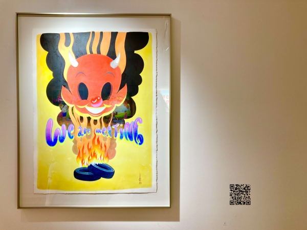 Installation view of Once Upon A Happy Land, solo exhibition by Víctor Castillo. Isabel Croxatto Galería | LOCAL 2. Santiago, Chile. May - June 2022. Photo: Nicolás de Sarmiento.