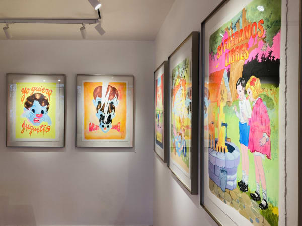 Installation view of Once Upon A Happy Land, solo exhibition by Víctor Castillo. Isabel Croxatto Galería | LOCAL 2. Santiago, Chile. May - June 2022. Photo: Nicolás de Sarmiento.